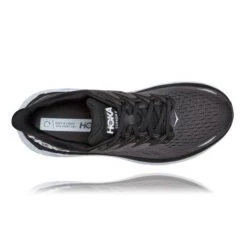 Hoka One One Clifton 8 Wide Hardloopschoenen Zwart/wit Heren -Sportwetsuit Winkel hoka heren clifton 8 wide 1121374 bwht 004