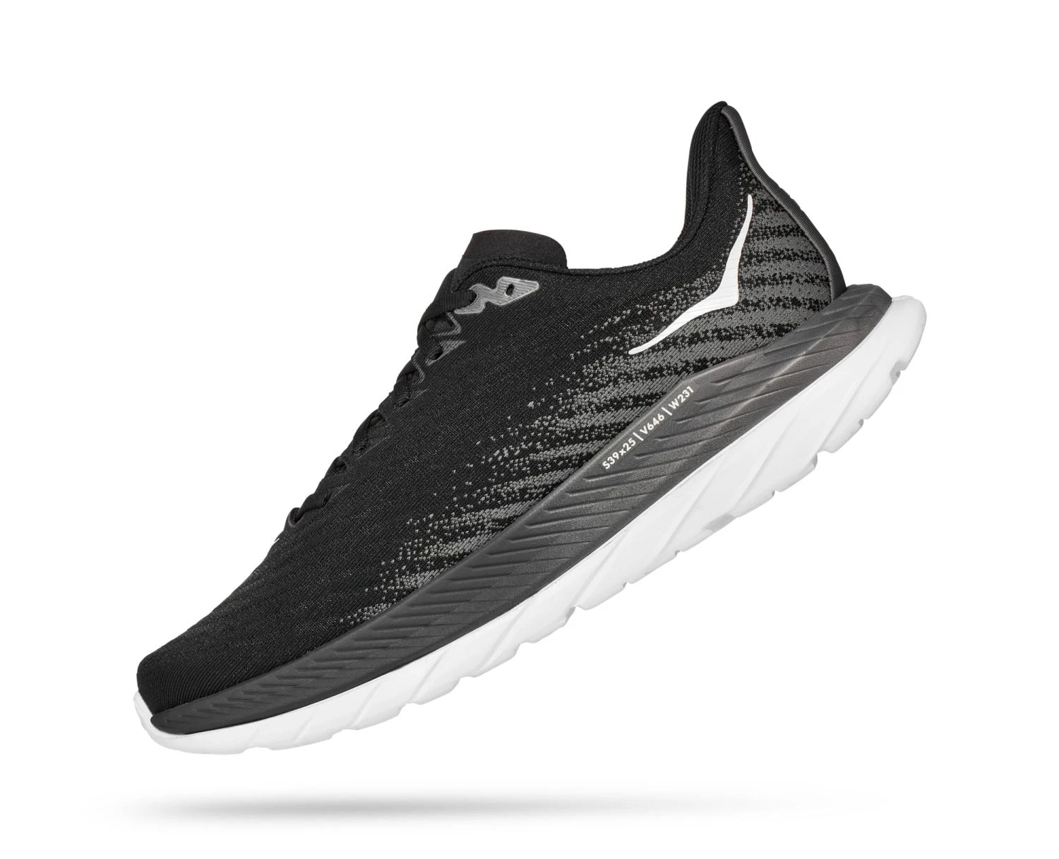 Hoka One One Hoka Mach 5 Hardloopschoenen Zwart/wit Dames 4 Hoka One One Hoka Mach 5 Hardloopschoenen Zwart/wit Dames - Image 2