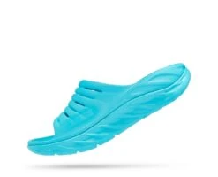 Hoka One One Hoka ORA Recovery Slide Slippers Blauw Unisex -Sportwetsuit Winkel hoka ora recovery slide 1134527 sbbb