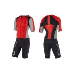 2XU Compression Full Zip Trisuit Sleeved Zwart/rood/grijs Heren 8 2XU Compression Full Zip Trisuit Sleeved Zwart/rood/grijs Heren -Sportwetsuit Winkel mt4442d fsc frg
