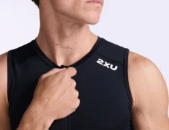 2XU Core Tri Singlet Mouwloos Zwart Heren 10 2XU Core Tri Singlet Mouwloos Zwart Heren -Sportwetsuit Winkel mt6438a blk wht 024