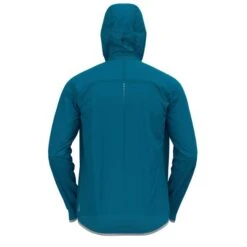 Odlo Dual Dry Waterproof Hardloopjack Blauw Heren