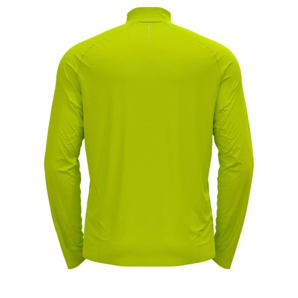 Odlo Essential Ceramiwarm (zip) Hardloopshirt Lange Mouw Geel Heren 4 Odlo Essential Ceramiwarm (zip) Hardloopshirt Lange Mouw Geel Heren - Image 2
