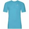 Odlo Essential Seamless Hardloopshirt Korte Mouw Blauw Heren 2 Odlo Essential Seamless Hardloopshirt Korte Mouw Blauw Heren -Sportwetsuit Winkel odlo essential seamles hardloopshirt kortemouw blauw heren 364472 01