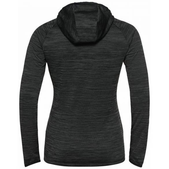 Odlo Run Easy Warm Millennium Element Hardloopshirt Lange Mouw Zwart Dames 4 Odlo Run Easy Warm Millennium Element Hardloopshirt Lange Mouw Zwart Dames - Afbeelding 2