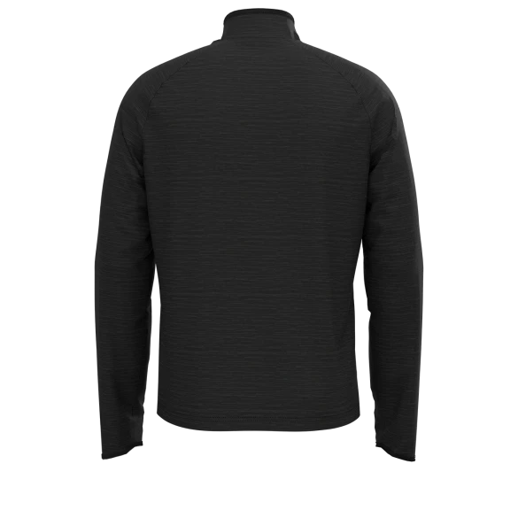 Odlo Run Easy Warm (zip) Millennium Element Hardloopshirt Lange Mouw Zwart Heren 4 Odlo Run Easy Warm (zip) Millennium Element Hardloopshirt Lange Mouw Zwart Heren - Image 2