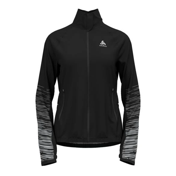 Odlo Zeroweight Pro Warm Reflect Hardloopjack Zwart Dames 3 Odlo Zeroweight Pro Warm Reflect Hardloopjack Zwart Dames