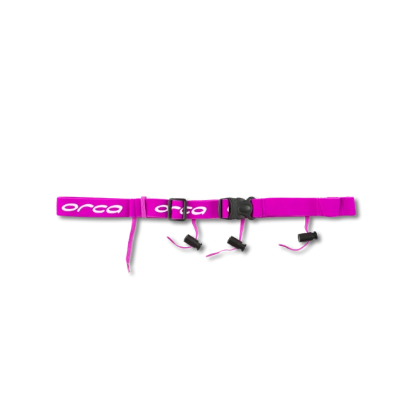 Orca Startnummerband Met Energie Gel Vakjes Roze/paars 3 Orca Startnummerband Met Energie Gel Vakjes Roze/paars
