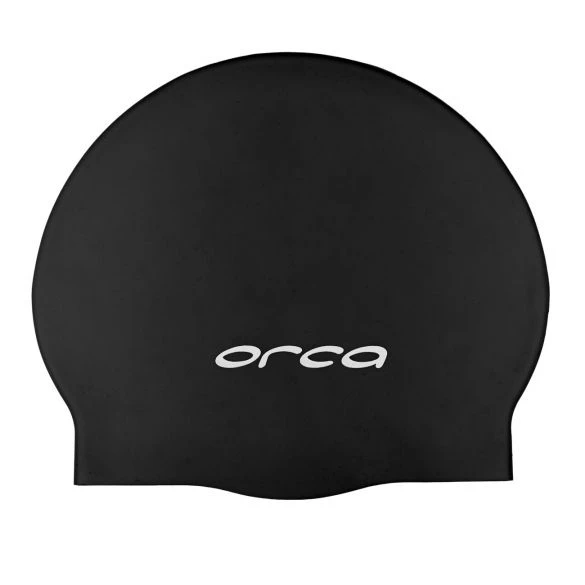 Orca Siliconen Badmuts Swim Cap Zwart 4 Orca Siliconen Badmuts Swim Cap Zwart - Image 2