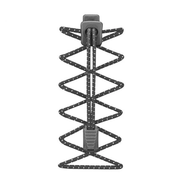 Nathan Run Laces Snelveters Reflecterend Zwart 3 Nathan Run Laces Snelveters Reflecterend Zwart