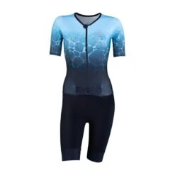Sailfish Aerosuit Perform Trisuit Korte Mouw Blauw Dames