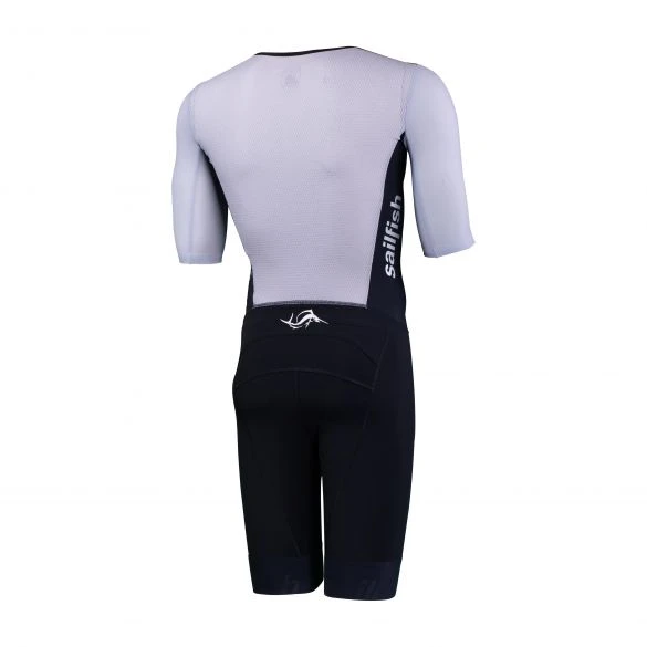 Sailfish Aerosuit Perform Trisuit Korte Mouw Zwart Heren 4 Sailfish Aerosuit Perform Trisuit Korte Mouw Zwart Heren - Image 2