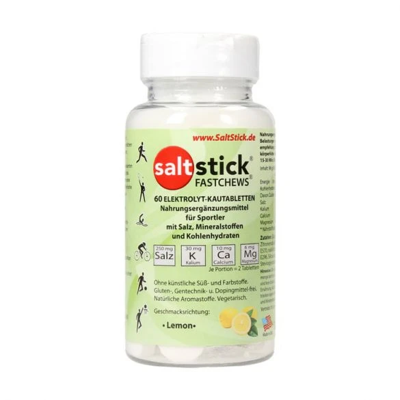 Saltstick Fastchews Pot Citroen 60 Stuks 3 Saltstick Fastchews Pot Citroen 60 Stuks
