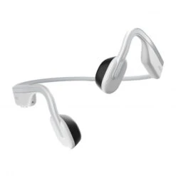 Shokz OpenMove Hoofdtelefoon Wit -Sportwetsuit Winkel shokz koptelefoon openmove s661wt 03