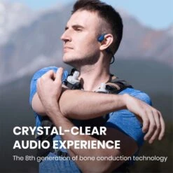 Shokz OpenRun Hoofdtelefoon Blauw 19 Shokz OpenRun Hoofdtelefoon Blauw -Sportwetsuit Winkel shokz koptelefoon openrun s803bl 13