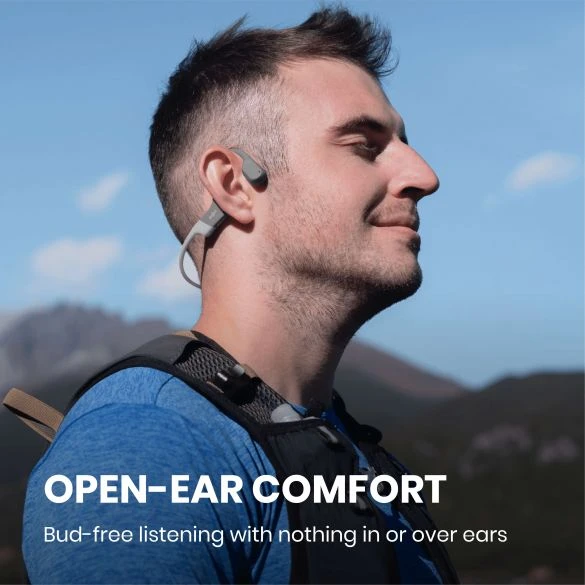 Shokz OpenRun Hoofdtelefoon Grijs 10 Shokz OpenRun Hoofdtelefoon Grijs - Image 8