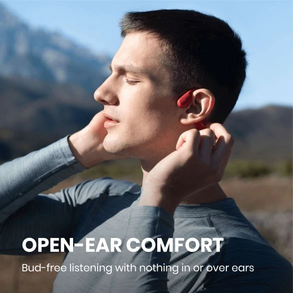 Shokz OpenRun Hoofdtelefoon Rood 10 Shokz OpenRun Hoofdtelefoon Rood - Image 8