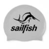 Sailfish Siliconen Swimcap Zilver -Sportwetsuit Winkel silicone cap silver 001