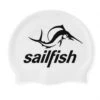 Sailfish Siliconen Swimcap Wit -Sportwetsuit Winkel silicone cap white 001