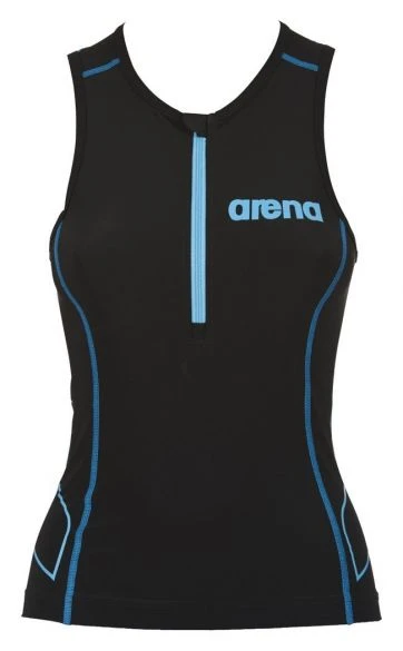 Arena ST Mouwloos Tri Top Zwart Dames 3 Arena ST Mouwloos Tri Top Zwart Dames