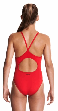Funkita Still Rood Diamond Back Badpak Meisjes 9 Funkita Still Rood Diamond Back Badpak Meisjes -Sportwetsuit Winkel still red 1