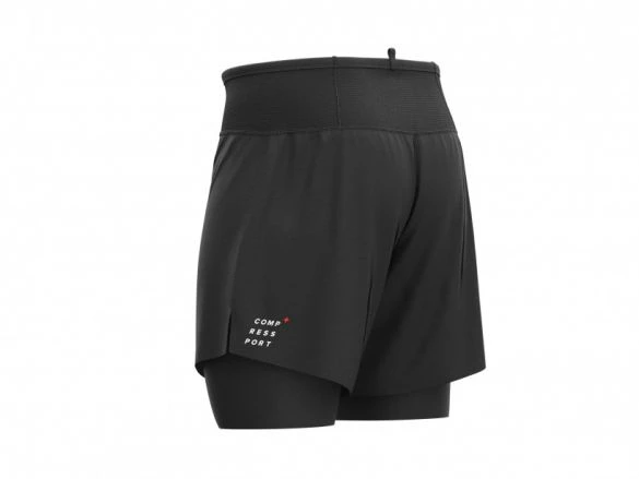 Compressport Trail 2-in-1 Compressie Short Zwart Heren 4 Compressport Trail 2-in-1 Compressie Short Zwart Heren - Image 2
