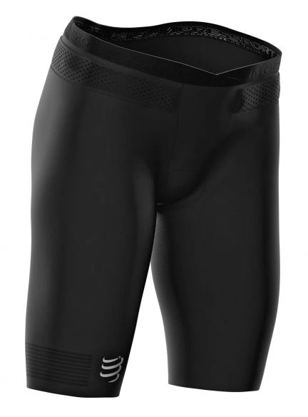 Compressport Under Control Compressie Tri Short Zwart Dames 3 Compressport Under Control Compressie Tri Short Zwart Dames