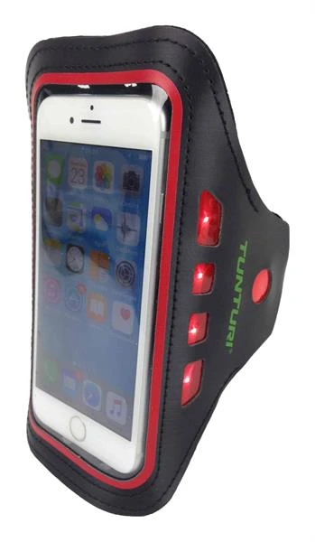 Tunturi Led Telefoon Sportarmband Rood 14TUSRU180 3 Tunturi Led Telefoon Sportarmband Rood 14TUSRU180
