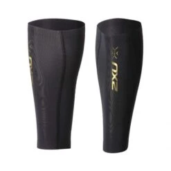 2XU Elite MCS Compression Calf Guard Zwart/goud