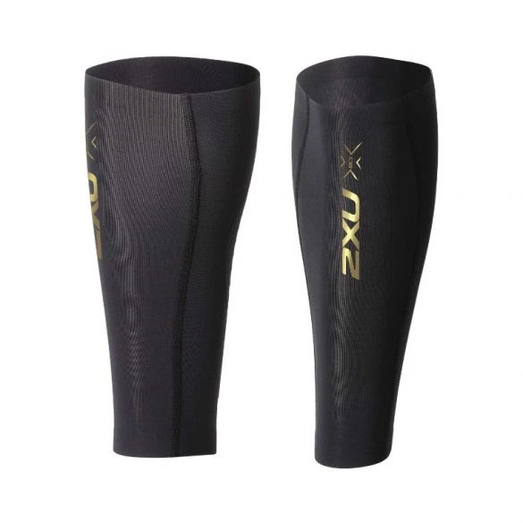 2XU Elite MCS Compression Calf Guard Zwart/goud 3 2XU Elite MCS Compression Calf Guard Zwart/goud
