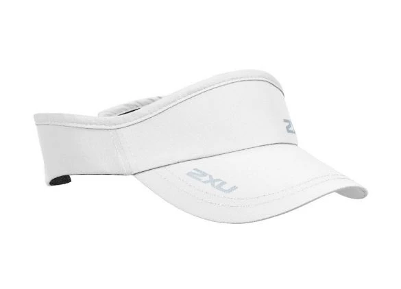 2XU Run Visor Zonneklep Wit 3 2XU Run Visor Zonneklep Wit