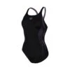 Arena Swim Pro Back Badpak Zwart/paars Dames -Sportwetsuit Winkel w swimsuit swim pro back graphic black lavanda 01