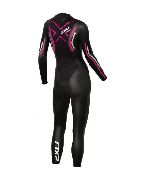 2XU P:1 Propel Lange Mouw Wetsuit Zwart/roze Dames 4 2XU P:1 Propel Lange Mouw Wetsuit Zwart/roze Dames - Image 2