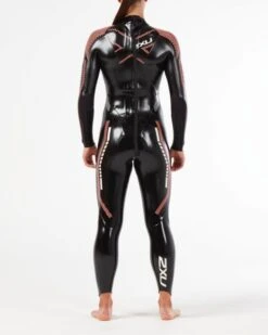 2XU Propel Pro Lange Mouw Wetsuit Zwart/rood Dames -Sportwetsuit Winkel ww5125c blk nmn 003