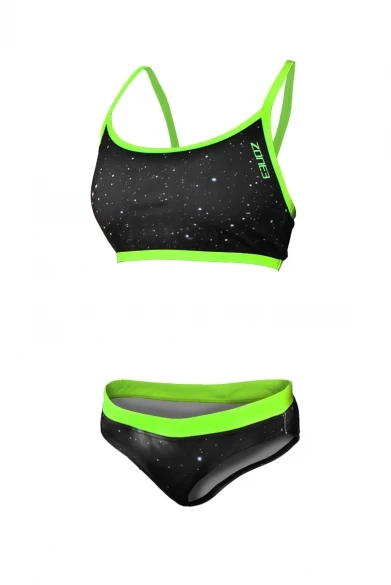 Zone3 Cosmic Bikini Zwart/geel Dames 3 Zone3 Cosmic Bikini Zwart/geel Dames