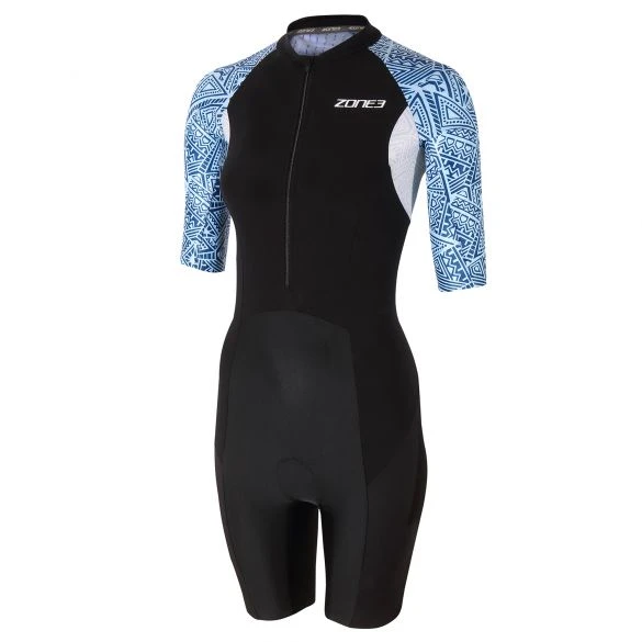 Zone3 Lava Aero Trisuit Korte Mouw Kona Print Dames 3 Zone3 Lava Aero Trisuit Korte Mouw Kona Print Dames