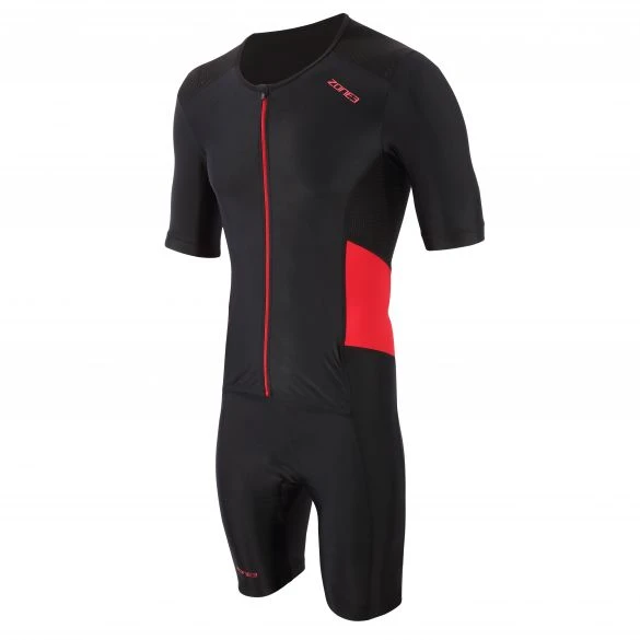 Zone3 Activate Trisuit Korte Mouw Zwart/rood Heren 3 Zone3 Activate Trisuit Korte Mouw Zwart/rood Heren