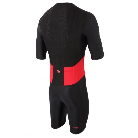 Zone3 Activate Trisuit Korte Mouw Zwart/rood Heren 4 Zone3 Activate Trisuit Korte Mouw Zwart/rood Heren - Image 2