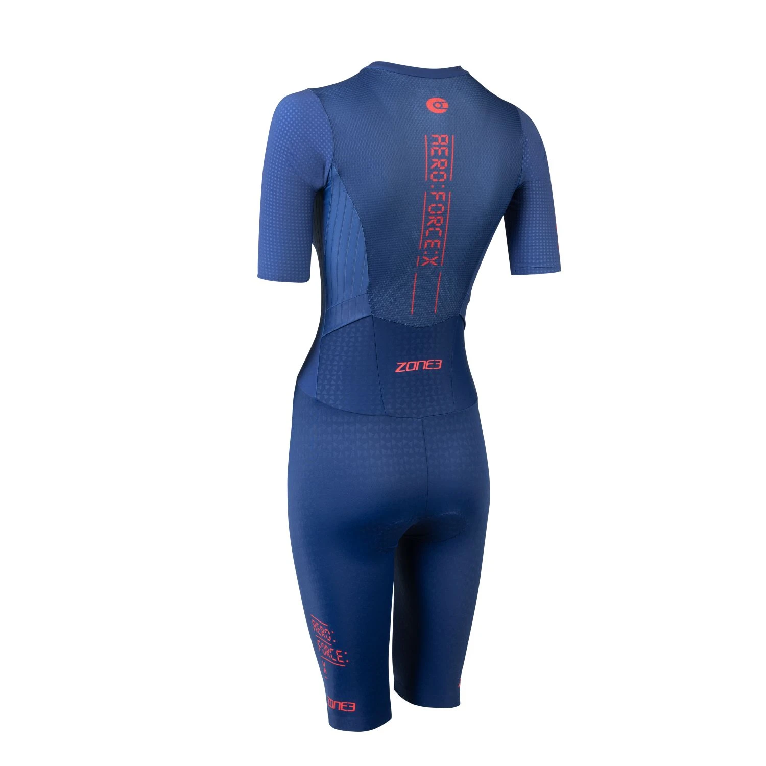 Zone3 Aeroforce X II Trisuit Korte Mouw Blauw Dames 4 Zone3 Aeroforce X II Trisuit Korte Mouw Blauw Dames - Image 2