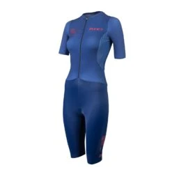 Zone3 Aeroforce X II Trisuit Korte Mouw Blauw Dames 10 Zone3 Aeroforce X II Trisuit Korte Mouw Blauw Dames -Sportwetsuit Winkel zts23wafs103 002